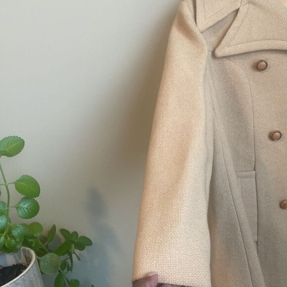 Vintage Double Breasted Camel Coat S - Picture 3 of 12